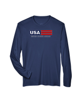 United Sports Abroad Football Logo - Performance Longsleeve