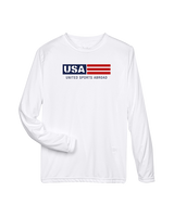 United Sports Abroad Football Logo - Performance Longsleeve