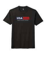 United Sports Abroad Football Logo - Tri-Blend Shirt