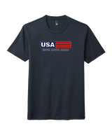 United Sports Abroad Football Logo - Tri-Blend Shirt