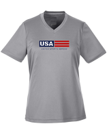United Sports Abroad Football Logo - Womens Performance Shirt