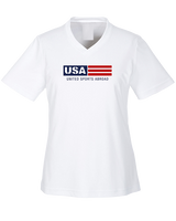 United Sports Abroad Football Logo - Womens Performance Shirt