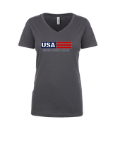 United Sports Abroad Football Logo - Womens Vneck