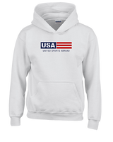 United Sports Abroad Football Logo - Youth Hoodie