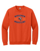 Valhalla HS Wrestling Curve - Crewneck Sweatshirt
