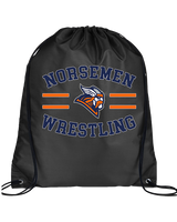 Valhalla HS Wrestling Curve - Drawstring Bag