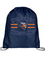 Valhalla HS Wrestling Curve - Drawstring Bag