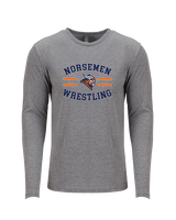 Valhalla HS Wrestling Curve - Tri-Blend Long Sleeve
