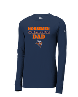 Valhalla HS Wrestling Dad - Mens Nike Longsleeve