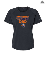 Valhalla HS Wrestling Dad - Womens Adidas Performance Shirt