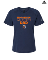 Valhalla HS Wrestling Dad - Womens Adidas Performance Shirt