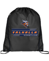 Valhalla HS Wrestling Logo - Drawstring Bag