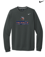 Valhalla HS Wrestling Logo - Mens Nike Crewneck