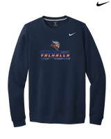 Valhalla HS Wrestling Logo - Mens Nike Crewneck