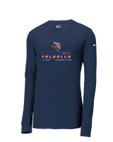 Valhalla HS Wrestling Logo - Mens Nike Longsleeve