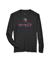 Valhalla HS Wrestling Logo - Performance Longsleeve