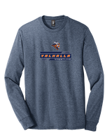Valhalla HS Wrestling Logo - Tri-Blend Long Sleeve