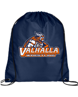 Valhalla HS Wrestling Main Logo - Drawstring Bag