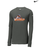 Valhalla HS Wrestling Main Logo - Mens Nike Longsleeve