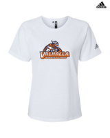 Valhalla HS Wrestling Main Logo - Womens Adidas Performance Shirt