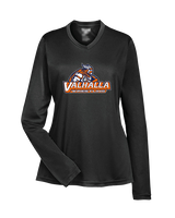 Valhalla HS Wrestling Main Logo - Womens Performance Longsleeve