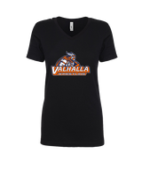 Valhalla HS Wrestling Main Logo - Womens Vneck