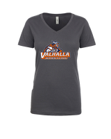 Valhalla HS Wrestling Main Logo - Womens Vneck
