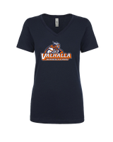 Valhalla HS Wrestling Main Logo - Womens Vneck