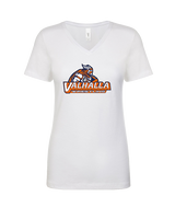 Valhalla HS Wrestling Main Logo - Womens Vneck