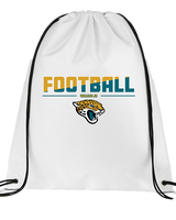 Vallejo Jr Jaguars Football Cut - Drawstring Bag