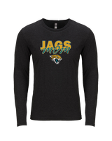 Vallejo Jr Jaguars Football Mom - Tri-Blend Long Sleeve