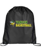 Vanden HS Boys Basketball Basic - Drawstring Bag