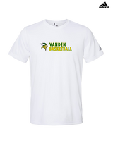 Vanden HS Boys Basketball Basic - Mens Adidas Performance Shirt