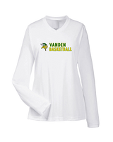 Vanden HS Boys Basketball Basic - Womens Performance Longsleeve