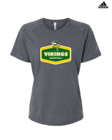 Vanden HS Boys Basketball Board - Womens Adidas Performance Shirt