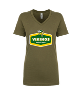 Vanden HS Boys Basketball Board - Womens Vneck