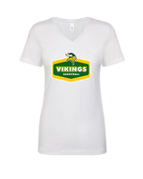 Vanden HS Boys Basketball Board - Womens Vneck