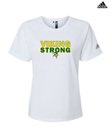 Vanden HS Boys Basketball Strong - Womens Adidas Performance Shirt