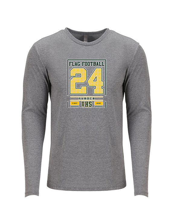 Vanden HS Girls Flag Football First Ride - Tri-Blend Long Sleeve