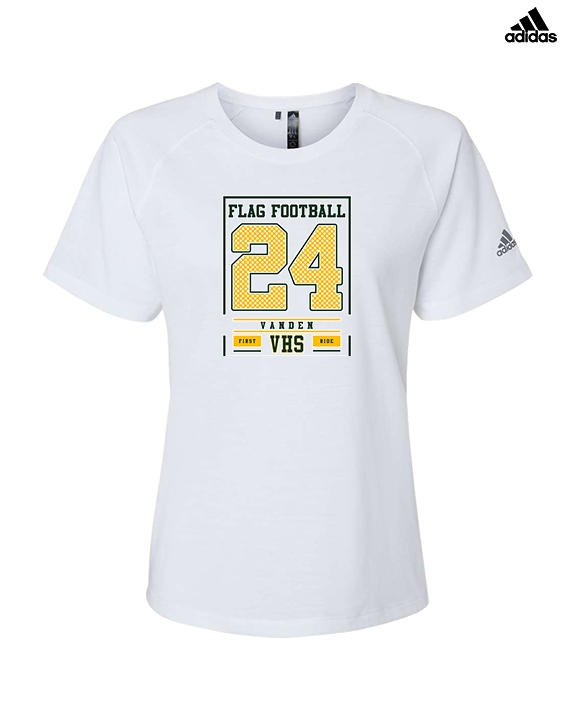 Vanden HS Girls Flag Football First Ride - Womens Adidas Performance Shirt
