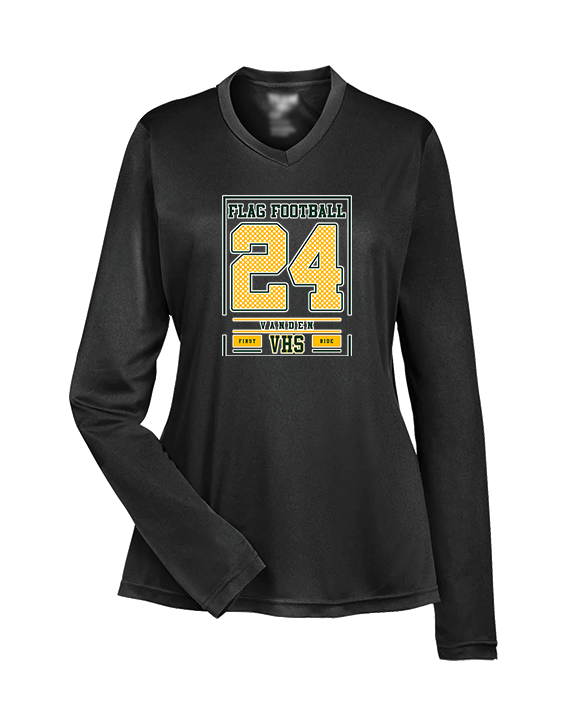 Vanden HS Girls Flag Football First Ride - Womens Performance Longsleeve