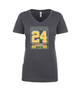 Vanden HS Girls Flag Football First Ride - Womens Vneck
