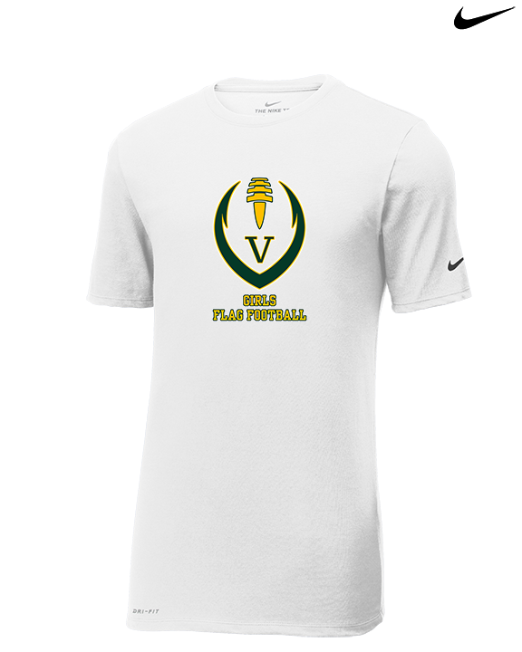 Vanden HS Girls Flag Football Full Football - Mens Nike Cotton Poly Tee