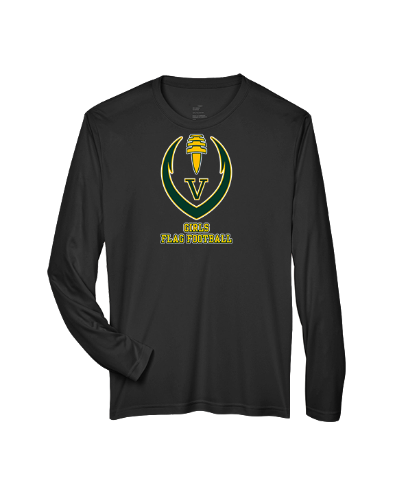 Vanden HS Girls Flag Football Full Football - Performance Longsleeve