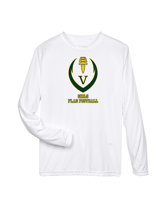 Vanden HS Girls Flag Football Full Football - Performance Longsleeve