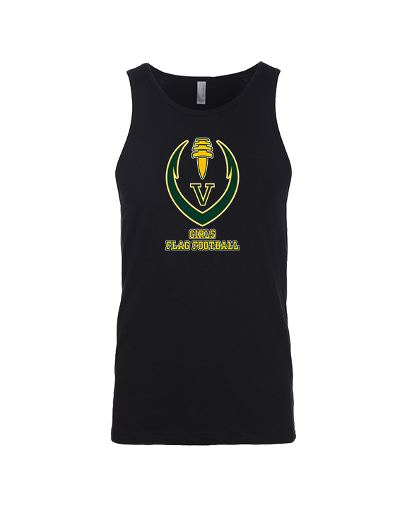 Vanden HS Girls Flag Football Full Football - Tank Top