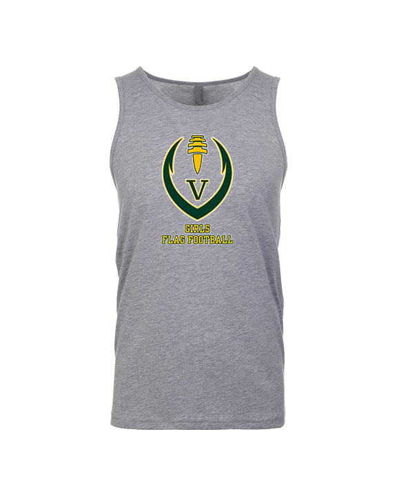Vanden HS Girls Flag Football Full Football - Tank Top