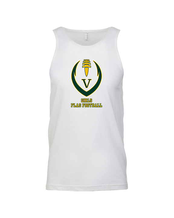Vanden HS Girls Flag Football Full Football - Tank Top
