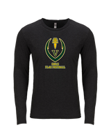 Vanden HS Girls Flag Football Full Football - Tri-Blend Long Sleeve