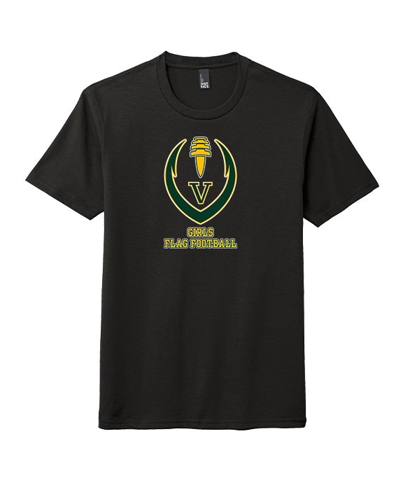 Vanden HS Girls Flag Football Full Football - Tri-Blend Shirt